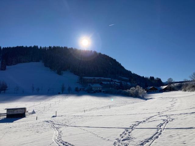 Ferienwohnung Aigisblick Mit Pool Und Sauna, Direkt Am Skihang Missen-Wilhams Luaran gambar