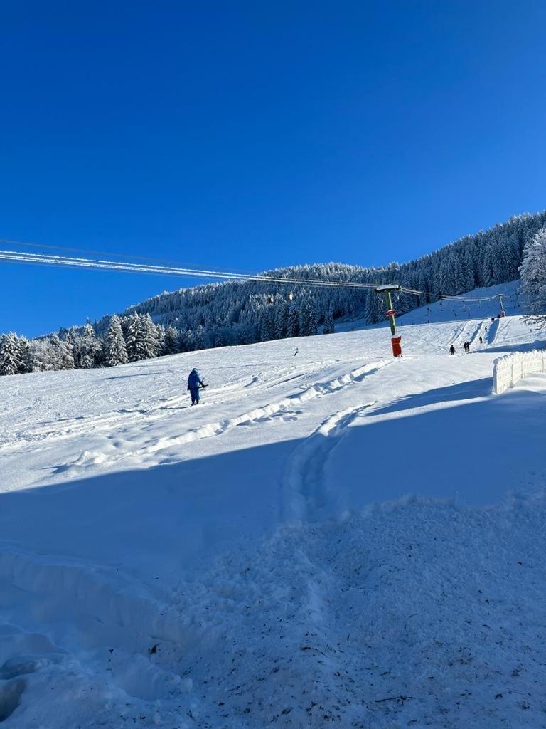 Ferienwohnung Aigisblick Mit Pool Und Sauna, Direkt Am Skihang Missen-Wilhams Luaran gambar