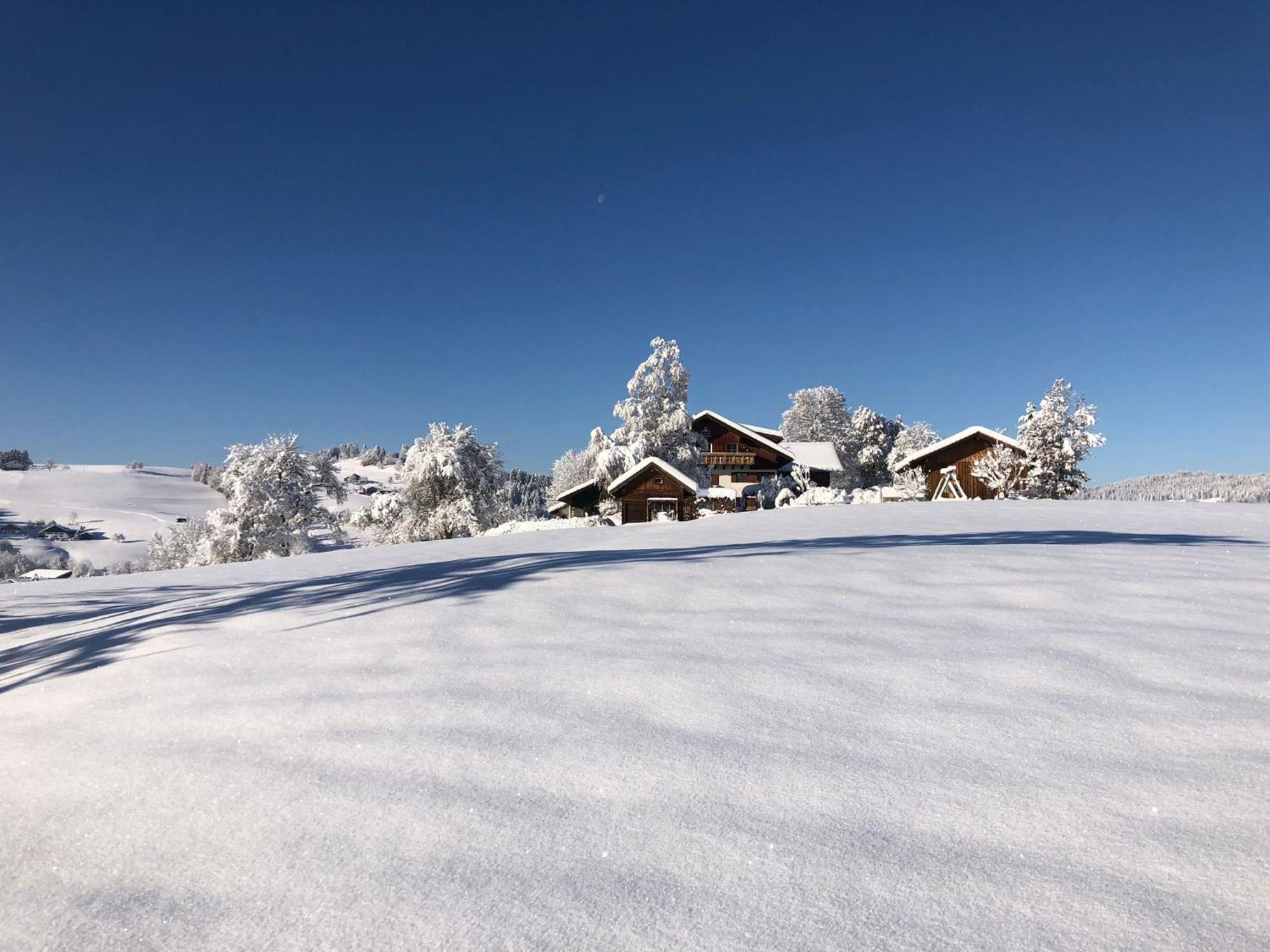 Ferienwohnung Aigisblick Mit Pool Und Sauna, Direkt Am Skihang Missen-Wilhams Luaran gambar